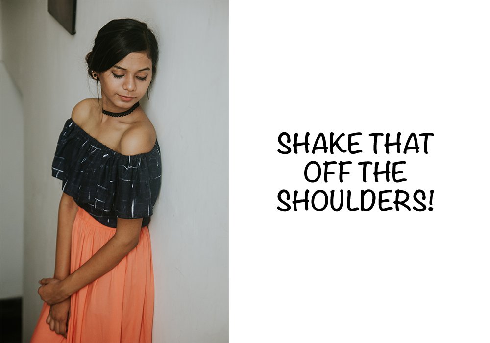 off the shoulder top