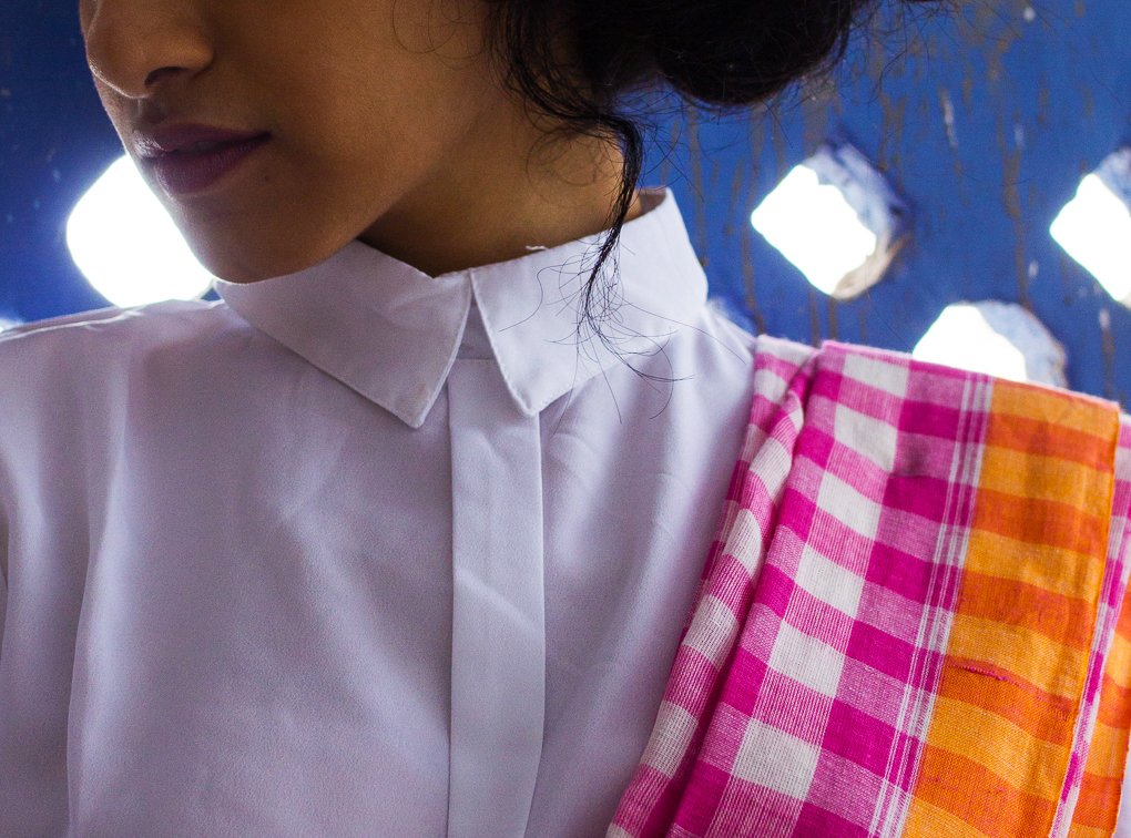 unconventional saree
