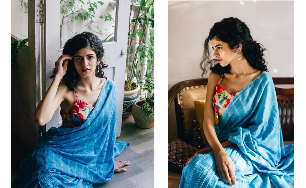 Colourful saree