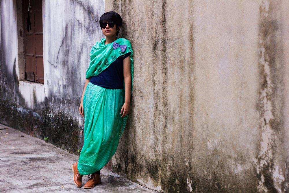 Alternative saree style