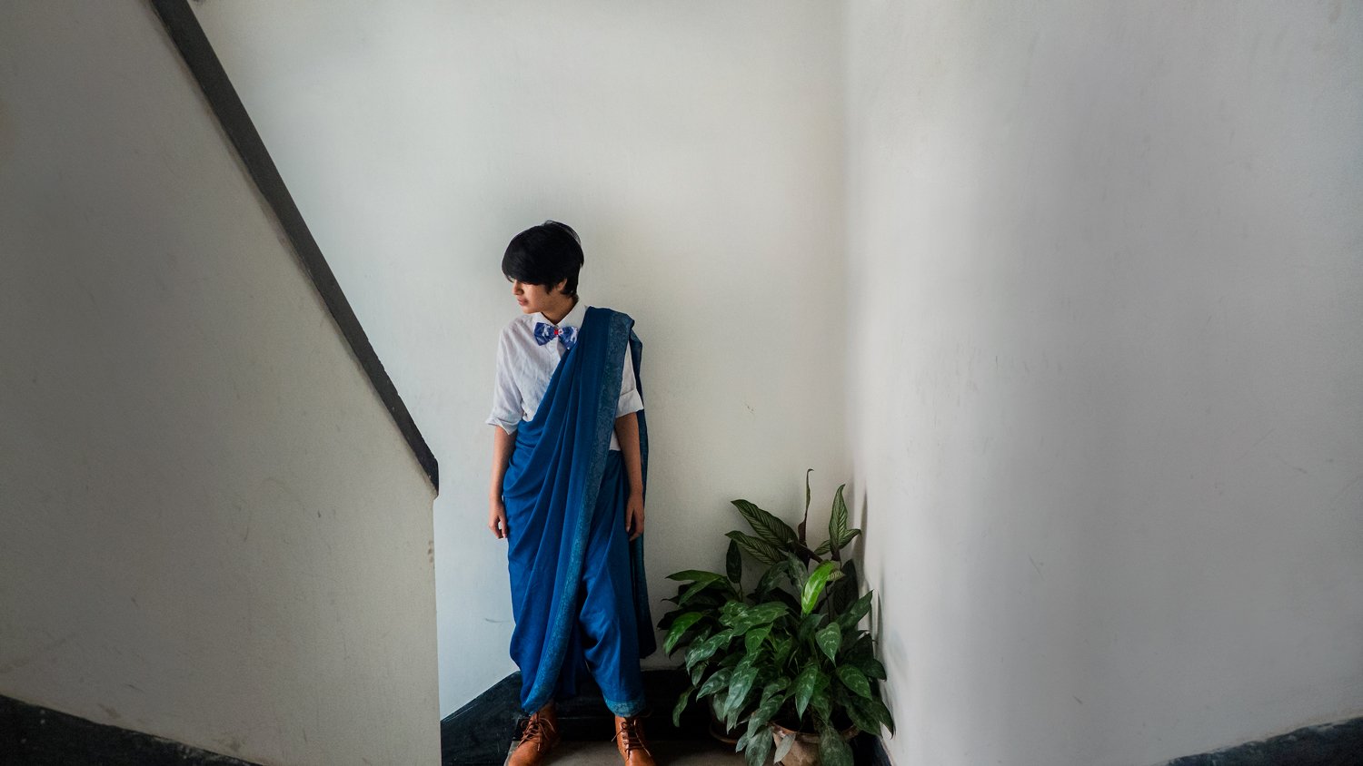 Alternative saree style