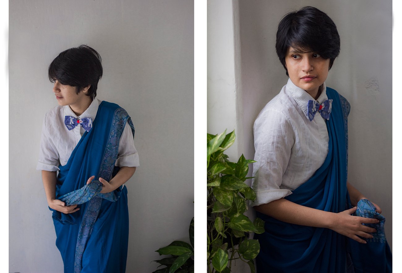 Alternative saree style